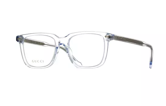 Мужская оптическая оправа Gucci, цвет transparent color