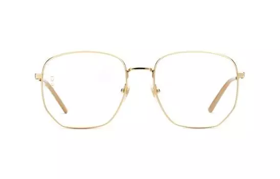 Оправа для мужских очков Gucci, золотой