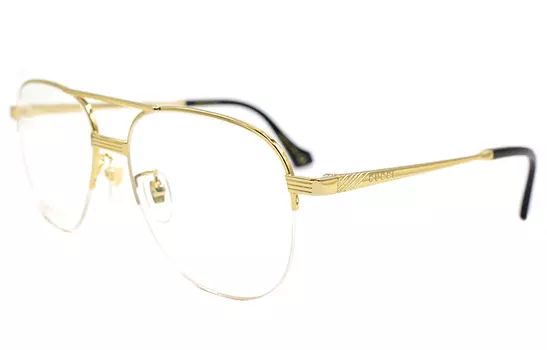 Оправа мужская Gucci Aviator, золотой / черный