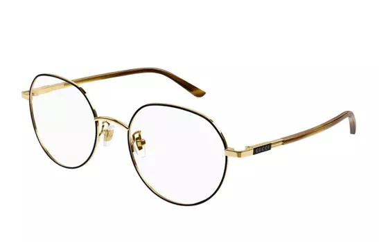 Оправа мужская Gucci Round Frame, золотой