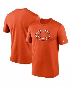 Мужская оранжевая футболка chicago bears logo essential legend performance Nike