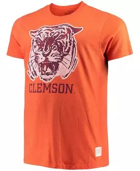 Мужская оранжевая футболка clemson tigers mock twist Original Retro Brand