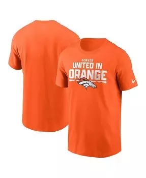 Мужская оранжевая футболка Denver Broncos Local Essential Nike