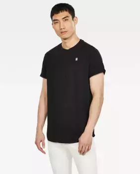 Мужская оранжевая футболка из органического хлопка с короткими рукавами G-Star Raw, оранжевый