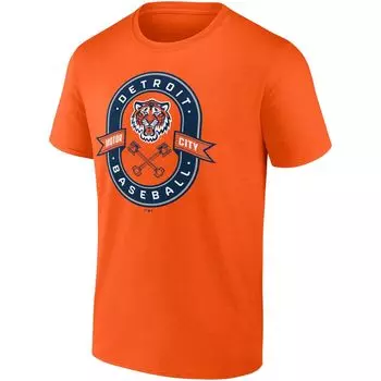 Мужская оранжевая футболка с логотипом Detroit Tigers Iconic Glory Bound Fanatics
