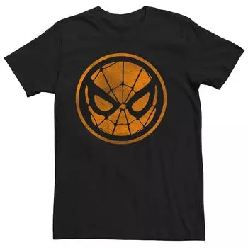 Мужская оранжевая футболка с логотипом Marvel's Spider-Man Licensed Character