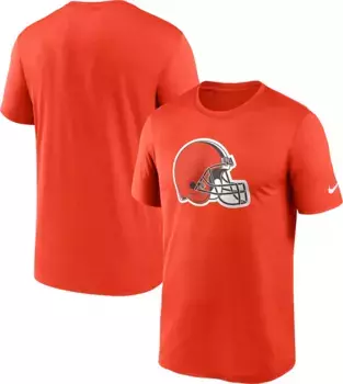 Мужская оранжевая футболка с логотипом Nike Cleveland Browns Legend
