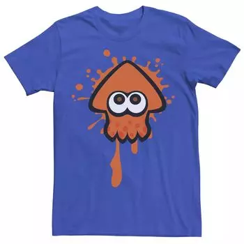 Мужская оранжевая футболка с логотипом Nintendo Splatoon Inkling Squid Licensed Character