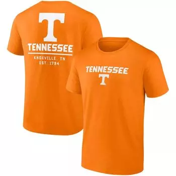 Мужская оранжевая футболка с логотипом Tennessee Volunteers Game Day 2-Hit Fanatics