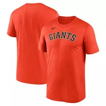 Мужская оранжевая футболка с надписью San Francisco Giants New Legend Nike