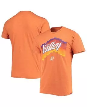 Мужская оранжевая футболка Tri-Blend Phoenix Suns The Valley Pixel City Edition Sportiqe, оранжевый