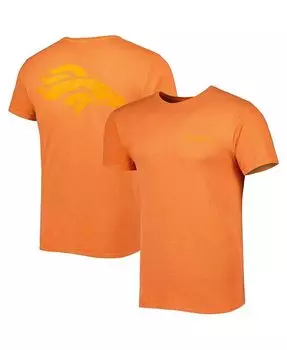 Мужская оранжевая футболка в тон с яркими акцентами Denver Broncos Fast Track '47 Brand, оранжевый