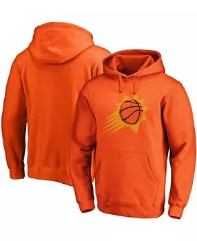 Мужская оранжевая худи с логотипом phoenix suns primary team logo Fanatics