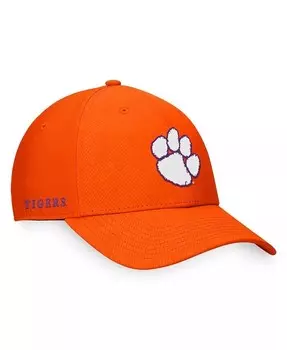 Мужская оранжевая кепка Clemson Tigers Deluxe Flex Hat Top Of The World, оранжевый