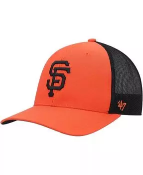 Мужская оранжевая кепка San Francisco Giants Secondary Trucker Snapback '47 Brand, оранжевый