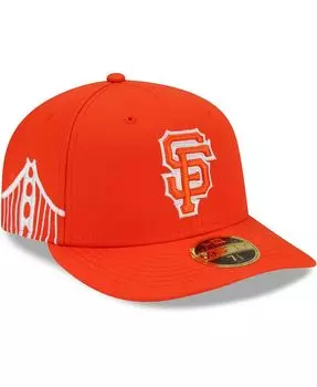 Мужская оранжевая приталенная шляпа San Francisco Giants City Connect Low Profile 59FIFTY New Era