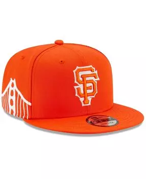Мужская оранжевая регулируемая кепка San Francisco Giants City Connect 9FIFTY Snapback New Era