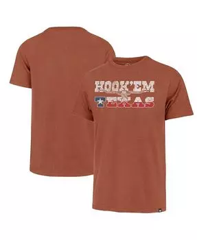 Мужская оранжевая рваная футболка Texas Longhorns Article Franklin '47 Brand, оранжевый
