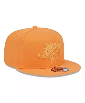 Мужская оранжевая шляпа Snapback Miami Dolphins Color Pack 9fifty New Era, оранжевый