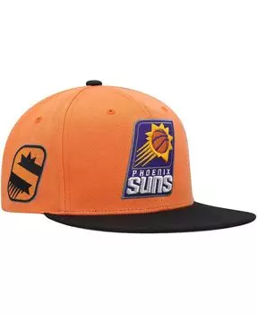 Мужская оранжево-черная кепка Phoenix Suns Side Core 2.0 Snapback Mitchell & Ness