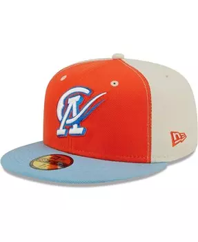Мужская оранжево-голубая приталенная шляпа Cielo Azul de Oklahoma City Copa De La Diversion 59FIFTY New Era