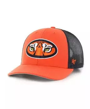 Мужская оранжево-каштановая регулируемая шляпа Tigers Trucker '47 Brand, оранжевый