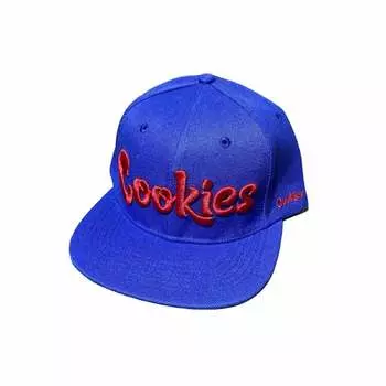 Мужская оригинальная бейсболка Mint Twill Snapback в королевском/красном цвете Cookies