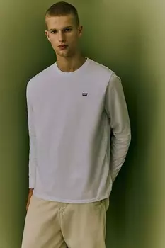 Мужская оригинальная футболка с длинными рукавами housemark Levi'S, белый