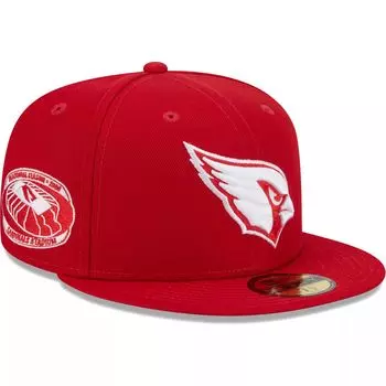 Мужская основная нашивка первого сезона New Era Scarlet Arizona Cardinals 2006 59FIFTY, облегающая шляпа