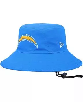 Мужская основная панама Los Angeles Chargers пудрово-синего цвета New Era, синий