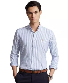 Мужская оксфордская рубашка классического кроя Polo Ralph Lauren, мульти