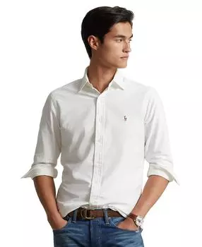 Мужская оксфордская рубашка классического кроя с длинным рукавом Polo Ralph Lauren