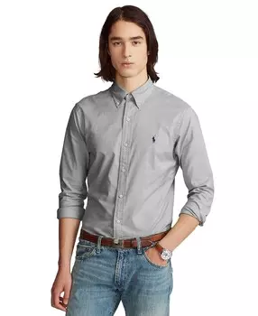 Мужская оксфордская рубашка классического кроя стрейч Polo Ralph Lauren