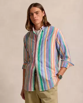 Мужская оксфордская рубашка стандартного кроя Polo Ralph Lauren, мультиколор