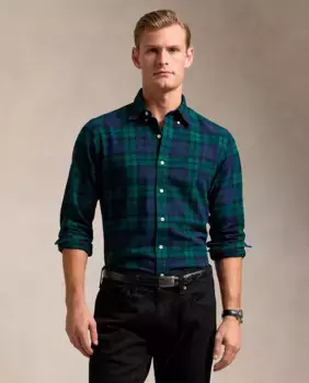 Мужская оксфордская рубашка стандартного кроя Polo Ralph Lauren, мультиколор