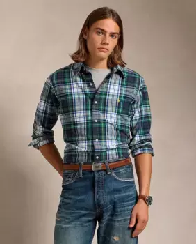 Мужская оксфордская рубашка стандартного кроя Polo Ralph Lauren, мультиколор