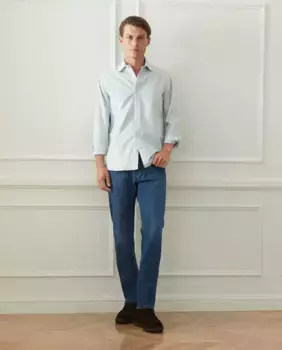 Мужская оксфордская спортивная рубашка стандартного кроя Emidio Tucci, зеленый