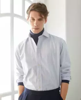 Мужская оксфордская спортивная рубашка стандартного кроя Emidio Tucci, темно-синий