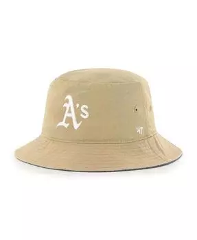 Мужская панама цвета хаки Oakland Athletics Chambray Ballpark '47 '47 Brand