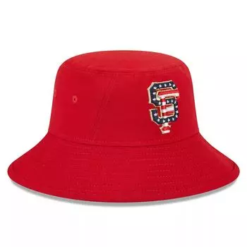 Мужская панама New Era Red San Francisco Giants 2023 Четвертое июля