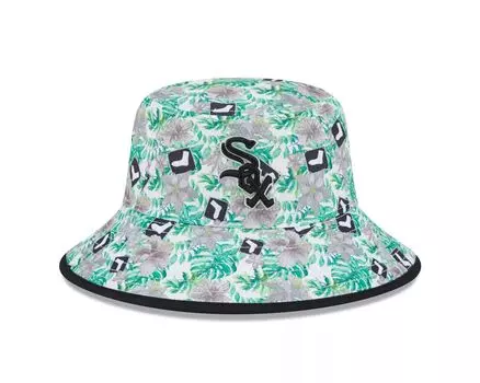 Мужская панама с тропическим цветочным принтом New Era Chicago White Sox