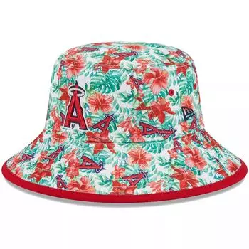 Мужская панама с тропическим цветочным принтом New Era Los Angeles Angels