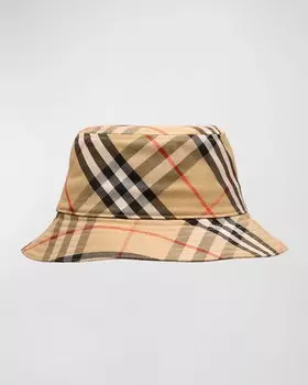 Мужская панама в клетку EKD Burberry, цвет Sand