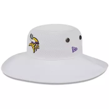 Мужская панамская панама New Era White Minnesota Vikings 2023, тренировочный лагерь НФЛ