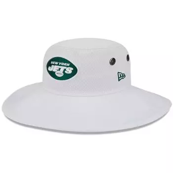 Мужская панамская панама New Era White New York Jets 2023 NFL Training Camp
