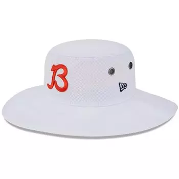 Мужская панамская панама с логотипом New Era White Chicago Bears 2023, тренировочный лагерь НФЛ