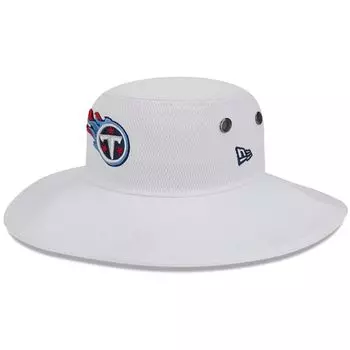 Мужская панамская панамская панама New Era White Tennessee Titans 2023, тренировочный лагерь НФЛ
