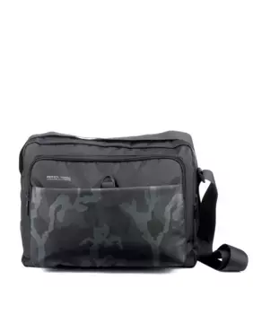 Мужская папка для документов из черного нейлона и камуфляжа Privata, мультиколор