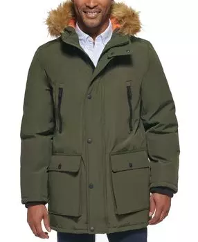Мужская парка с курткой из искусственного меха на капюшоне, созданная для macy's Club Room