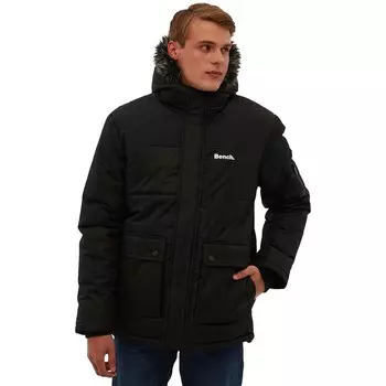 Мужская парка Tillor с капюшоном Bench DNA, черный